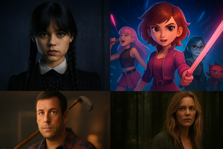 Wednesday Season 2 Holds Strong as KPop Demon Hunters Closes in on Netflix Records